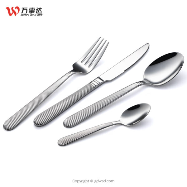 bulk luxury high quality silver cutlery sets